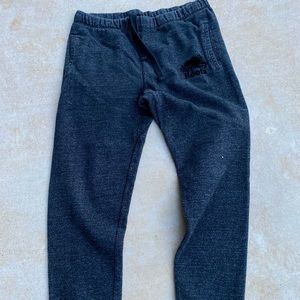 Roots Charcoal gray sweatpants men or women’s (Men’s size medium)